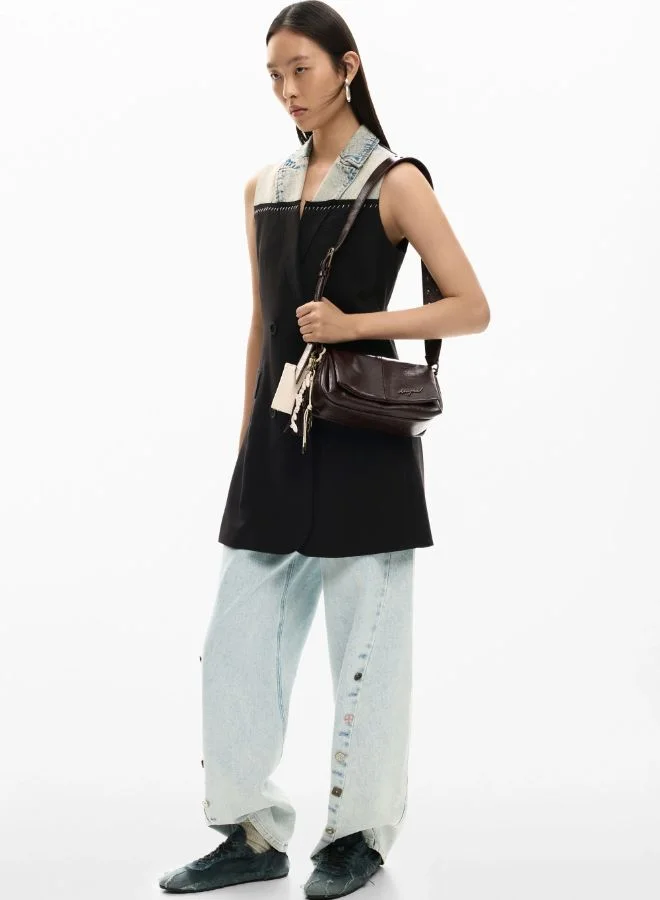 DESIGUAL Small Shiny Crossbody Bag